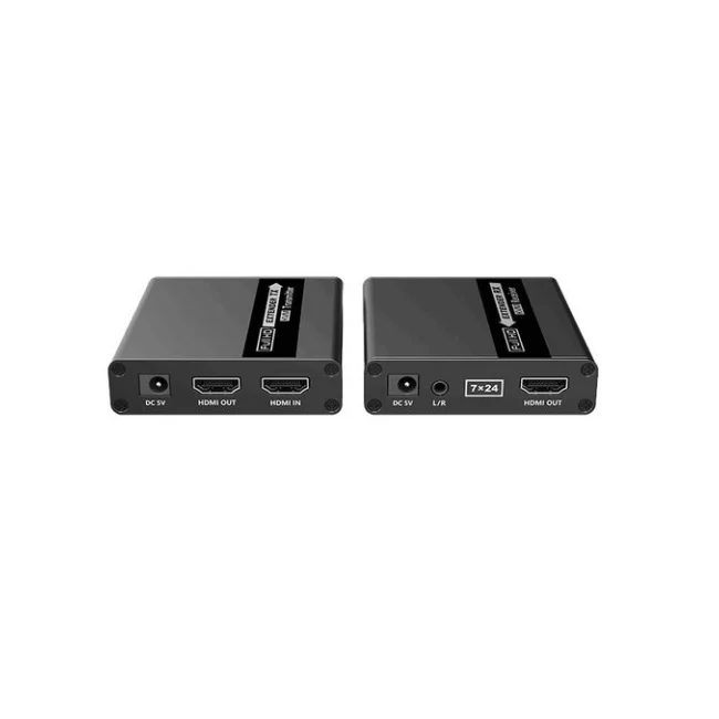 Saxxon LKV223 extensor de audio/video Transmisor y receptor AV Negro