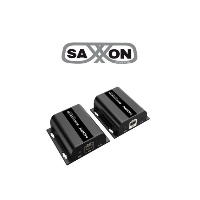 Saxxon LKV38340 extensor de audio/video Transmisor y receptor AV Negro