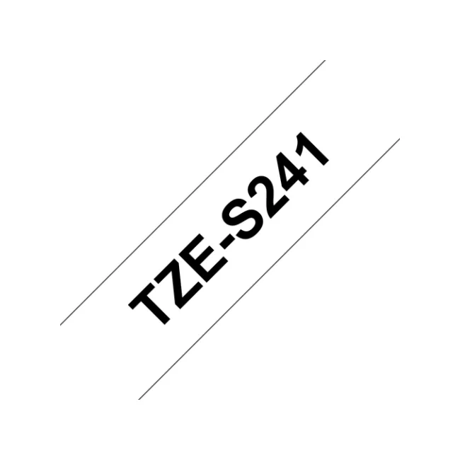 Brother TZE-S241 cinta para impresora de etiquetas Negro sobre blanco TZ