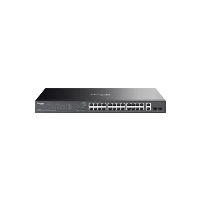 TP-Link ES228GP dispositivo de redes Gestionado L2 Gigabit Ethernet (10/100/1000) Energía sobre Ethernet (PoE) Negro