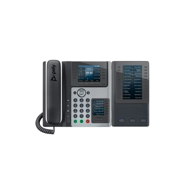 HP Poly Teléfono Poly Edge E400 IP y habilitado para PoE