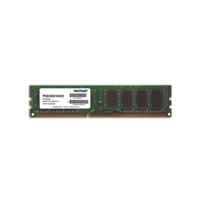 Patriot Memory DDR3 8GB PC3-12800 (1600MHz) DIMM módulo de memoria 1 x 8 GB