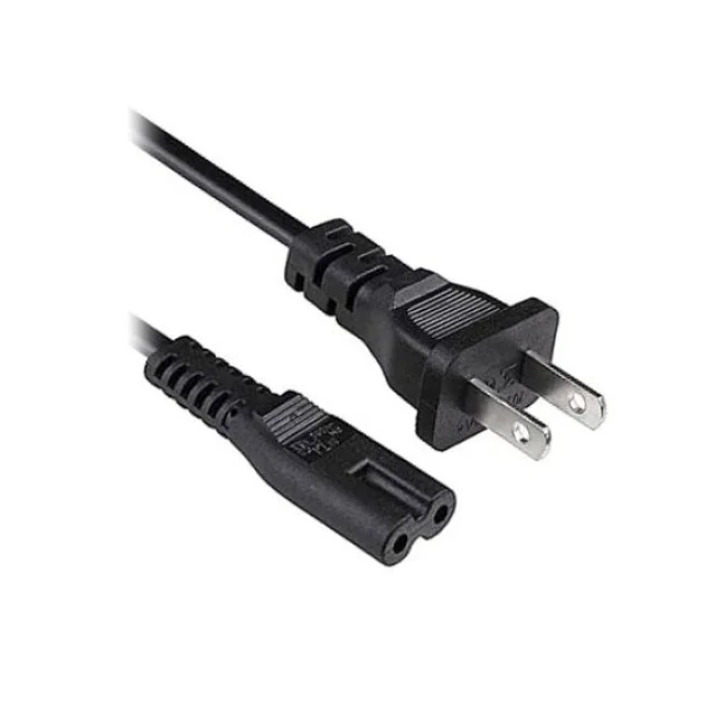 BRobotix 000123 cable de alimentación Negro 1.8 m Enchufe tipo A Acoplador C8
