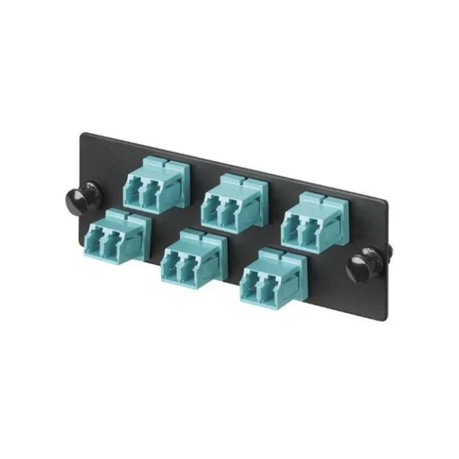 Panduit FAP6WBUDLCZ adaptador de fibra óptica LC 1 pieza(s) Azul