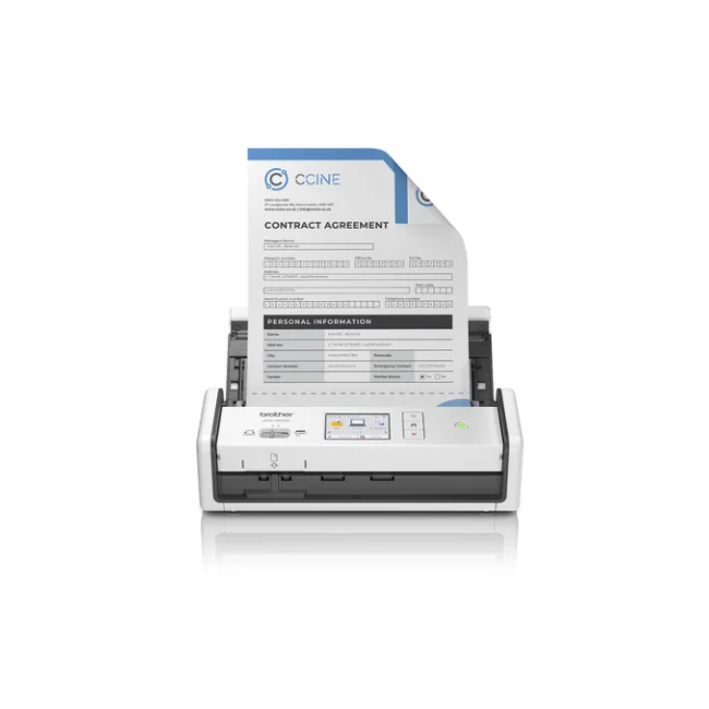 Brother ADS-1800W escáner Escáner con alimentador automático de documentos (ADF) 600 x 600 DPI A4 Blanco