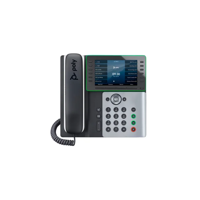 HP Poly Teléfono Poly Edge E500 IP y habilitado para PoE