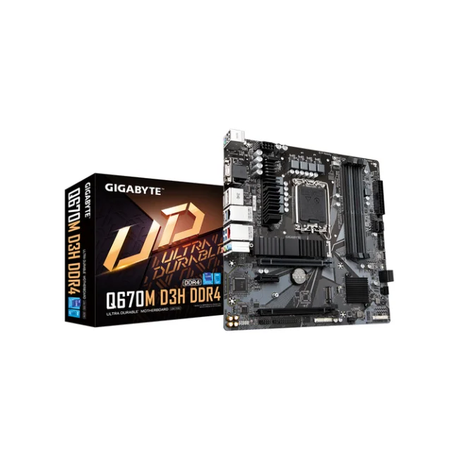 GIGABYTE Q670M D3H DDR4 placa base Intel Q670 LGA 1700 Micro ATX