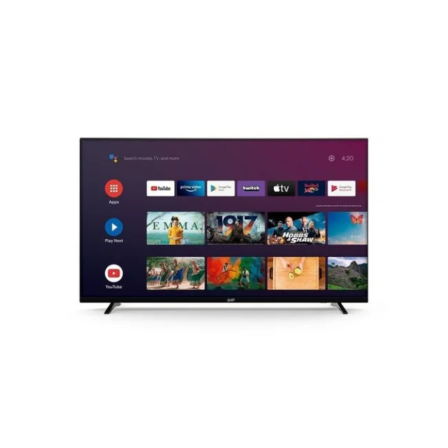 Ghia G55ATV22 Televisor 139.7 cm (55") 4K Ultra HD Smart TV Wifi Negro 180 cd / m²