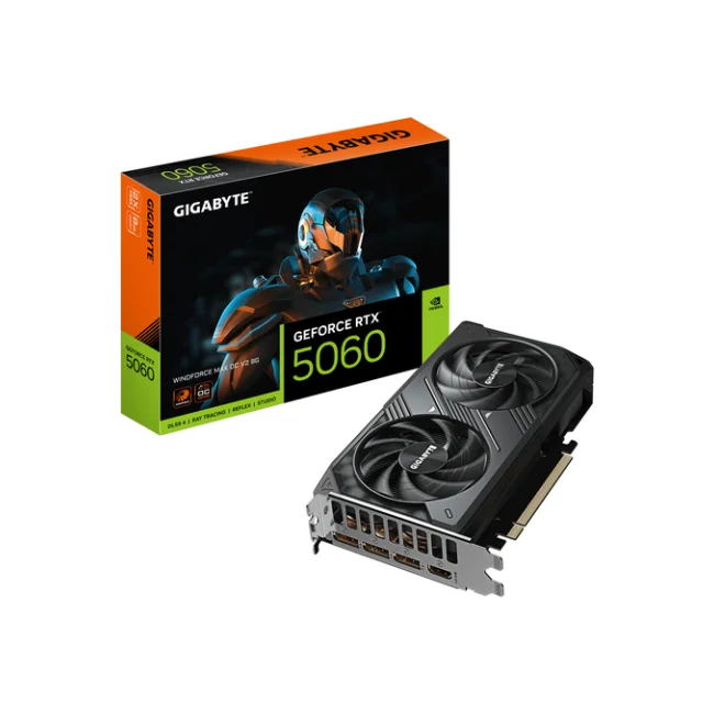 GIGABYTE GeForce RTX 5060 WINDFORCE MAX OC V2 8G NVIDIA 8 GB GDDR7
