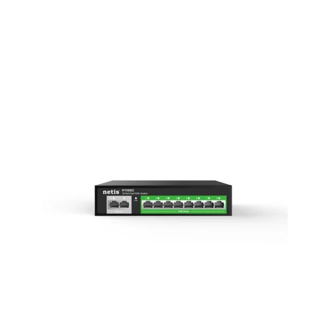 Netis System P110GC dispositivo de redes Gigabit Ethernet (10/100/1000) Energía sobre Ethernet (PoE) Negro