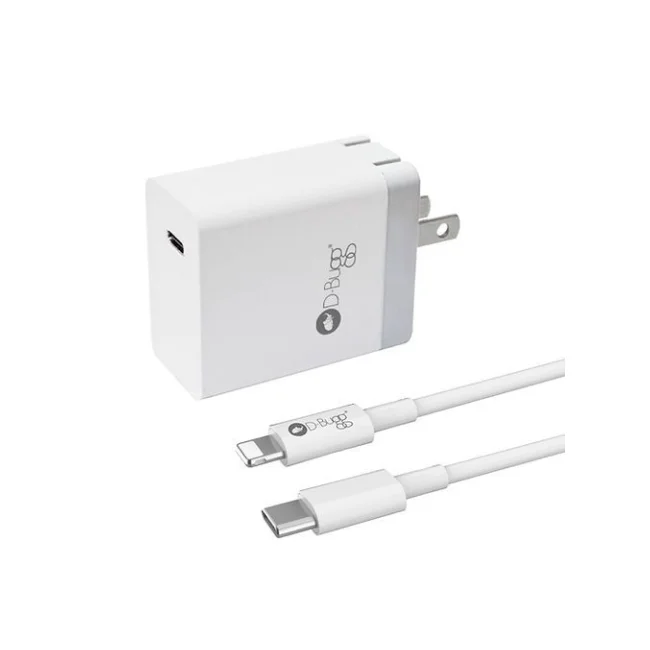 DBUGG T43 cargador de dispositivo móvil Universal Blanco Corriente alterna Carga rápida Interior