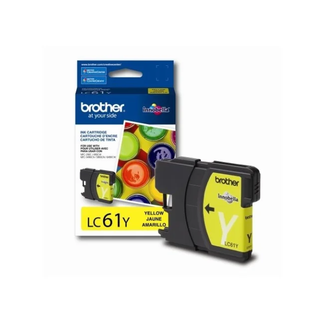 Brother LC61Y cartucho de tinta Original Amarillo