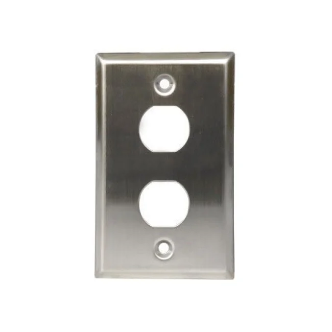 BRobotix 101841 placa de pared o cubierta de interruptor Plata