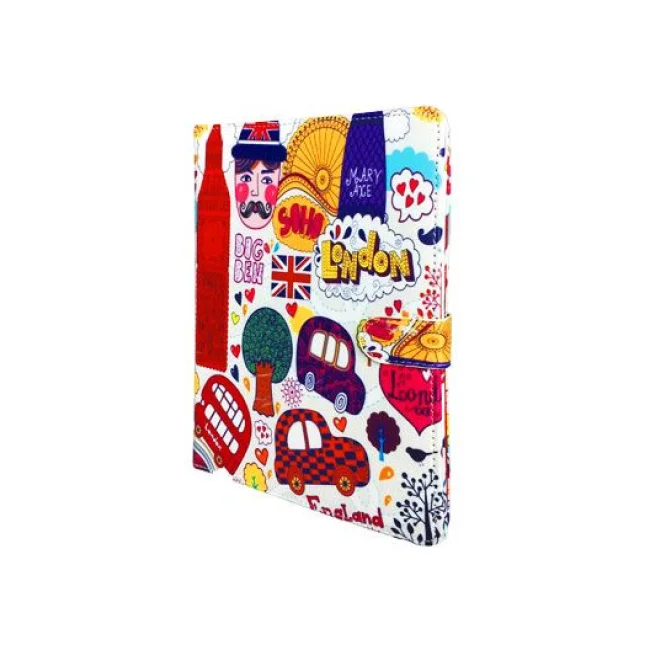 BRobotix 102760L estuche paa tablet 25.4 cm (10") Folio Multicolor