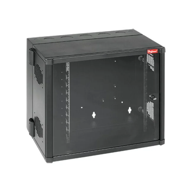 Hoffman EWMW242825 armario rack 12U Bastidor de pared Negro