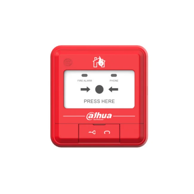 Dahua Technology DHI-HY-C121 interruptor de alarma contra incendio Alámbrico Rojo