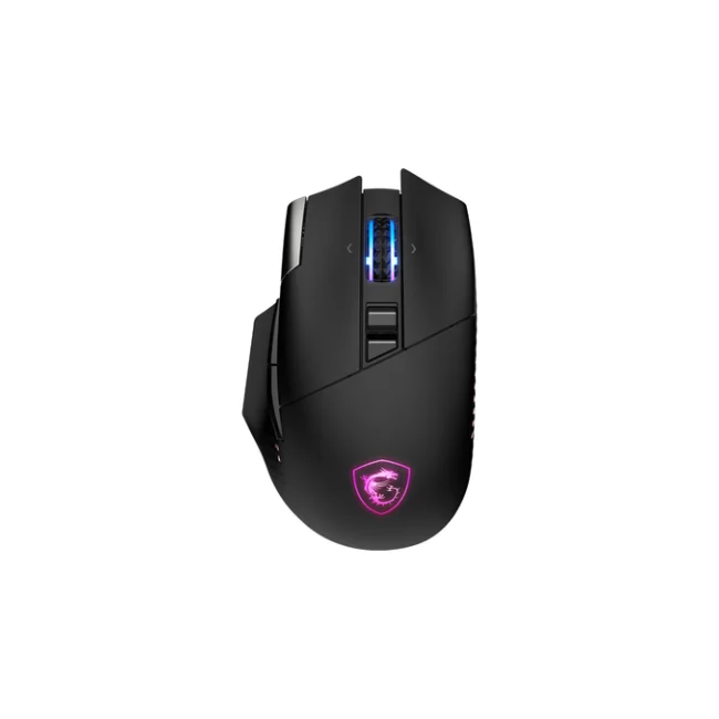 MSI VERSA PRO WIRELESS ratón Juego Diestro RF Wireless + Bluetooth + USB Type-C Óptico 26000 DPI