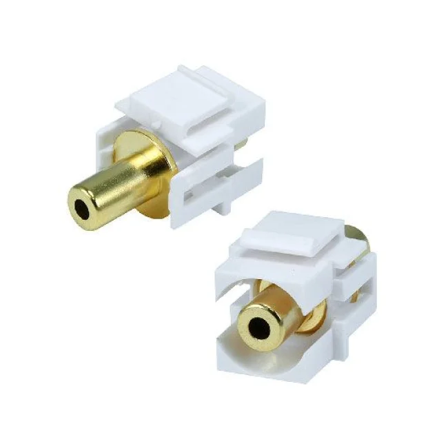 BRobotix 065760 cambiadores de género de cables 3.5mm 3,5mm Blanco