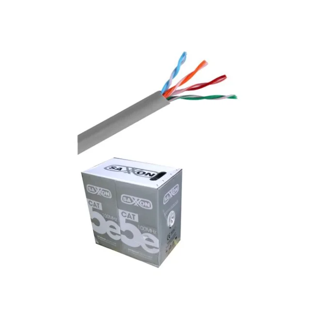 Saxxon OUTP5ECCA100G cable de red Gris 100 m Cat5e U/UTP (UTP)