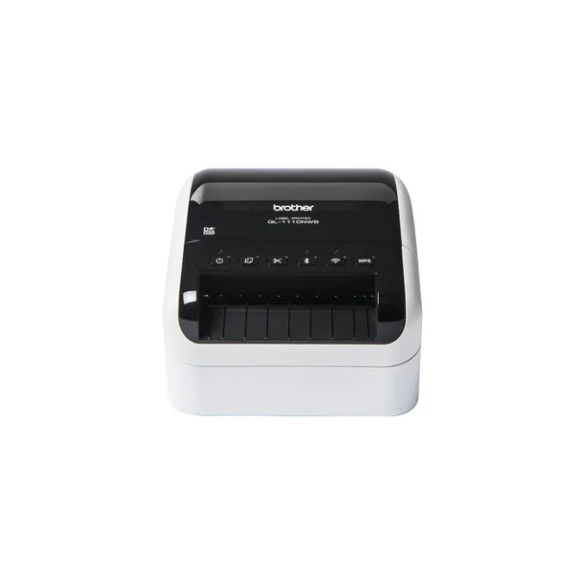 Brother QL-1110NWB impresora de etiquetas Térmica directa 300 x 300 DPI 110 mm/seg Inalámbrico y alámbrico Ethernet DK Wifi Bluetooth