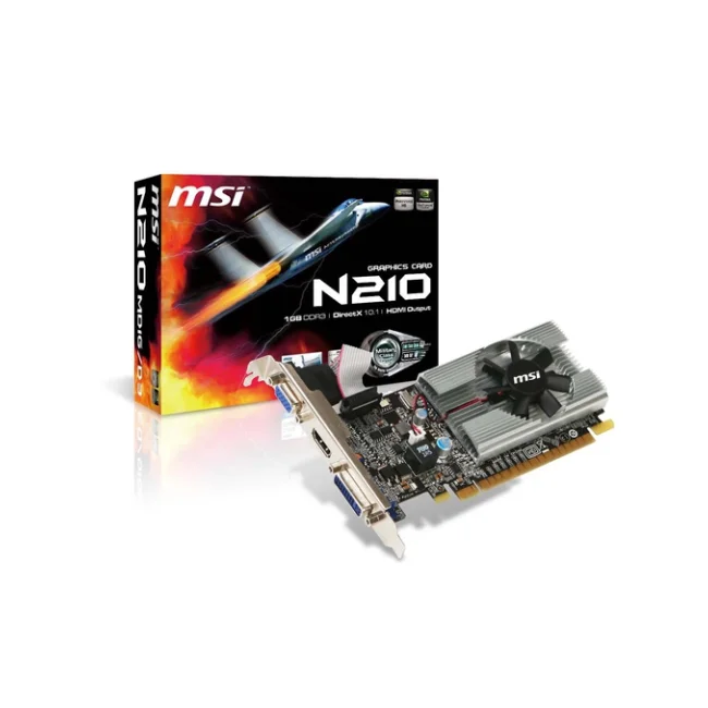 MSI N210-MD1G/D3 tarjeta gráfica GeForce 210 1 GB GDDR3