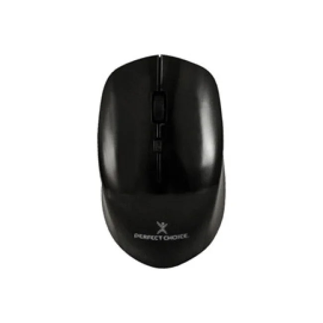 Perfect Choice Mouse inalámbrico Root Pro Negro PC-045137 - ratón Ambidiestro RF inalámbrico