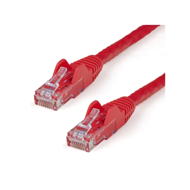 StarTech.com Cable de Red Gigabit Ethernet 15m UTP Patch Cat6 Cat 6 RJ45 Snagless Sin Enganches - Rojo image 5
