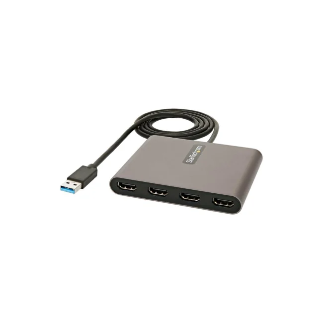 StarTech.com Adaptador USB 3.0 a 4 Puertos HDMI - Tarjeta de Video Externa - Dongle Llave USB-A a 4x HDMI - 1080p a 60Hz - Conversor Multimonitor USB a HDMI - Solo para Windows image 3