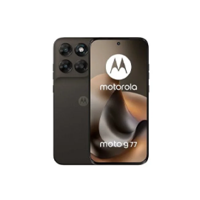 SMARTPHONE MOTOROLA MOTO G67 5G / MEDIATEK DIMENSITY 6400 / 8GB RAM / 256GB / 6.78 SUPER HD 1272 X 2772 / CAM 108MP + 8MP / CAM FRONT 32MP / NEGRO (BLACK OLIVE) / ANDROID 16