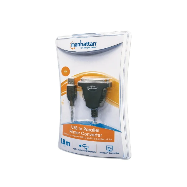 Manhattan Convertidor para Impresora de USB Full-Speed a Paralelo DB25 image 6