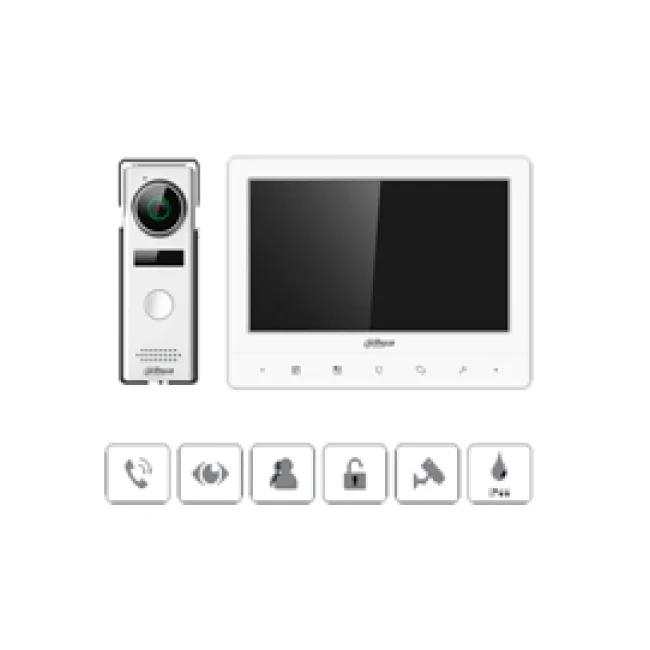 Dahua Technology DHI-KTA02 sistema de intercomunicación de video 1.3 MP 17.8 cm (7") Blanco image 3