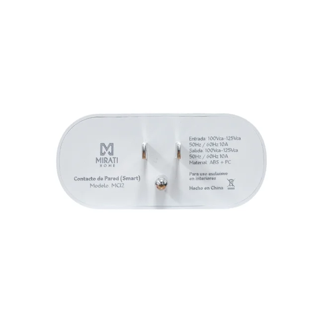 CONTACTO INTELIGENTE DISEÑO COMPACTO // MIRATI // SMART PLUG // WIFI 2.4GHZ // COMPATIBLE CON ANDROID E IOS // FUNCIONA CON ALEXA Y ASISTENTE DE GOOGLE image 6