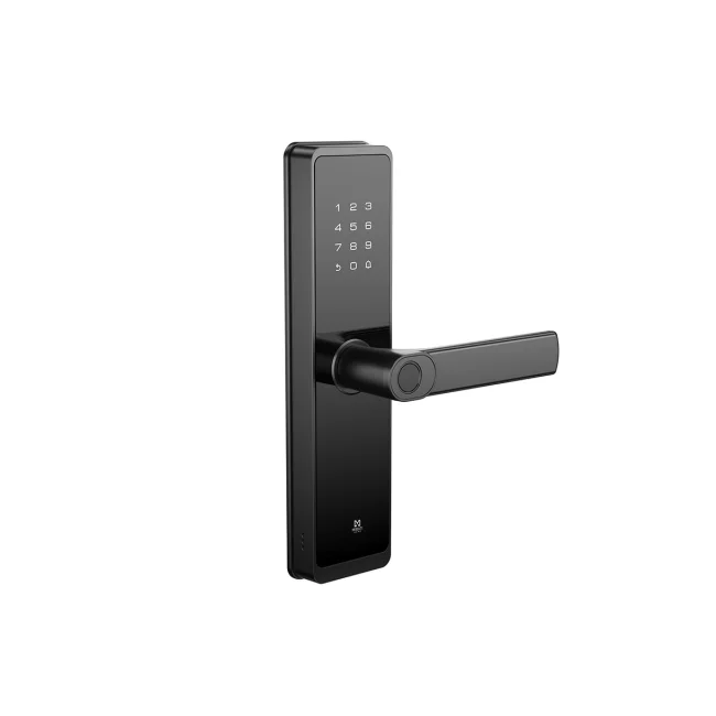CERRADURA INTELIGENTE CON DETECCIóN DE HUELLA DACTILAR, TARJETA RFID, CONECTIVIDAD WIFI, COMBINACIóN NUMéRICA Y LLAVE FíSICA, DE ALEACIóN DE ALUMINIO Y CRISTAL TEMPLADO. image 7