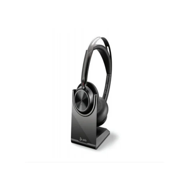 HP Poly Auriculares USB-C-C Poly Voyager Focus 2 con certificación para Microsoft Teams + adaptador USB-C/A + soporte de carga image 6