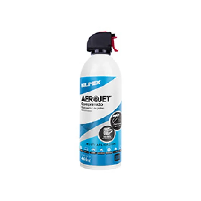 REMOVEDOR DE POLVO | SILIMEX | AERO JET 440 ML AIRE COMPRIMIDO | DESPLAZA LA HUMEDAD Y ELIMINA LAS PARTÍCULAS | NO DAÑA COMPONENTES | LIBRE DE CFCS Y HCFCS