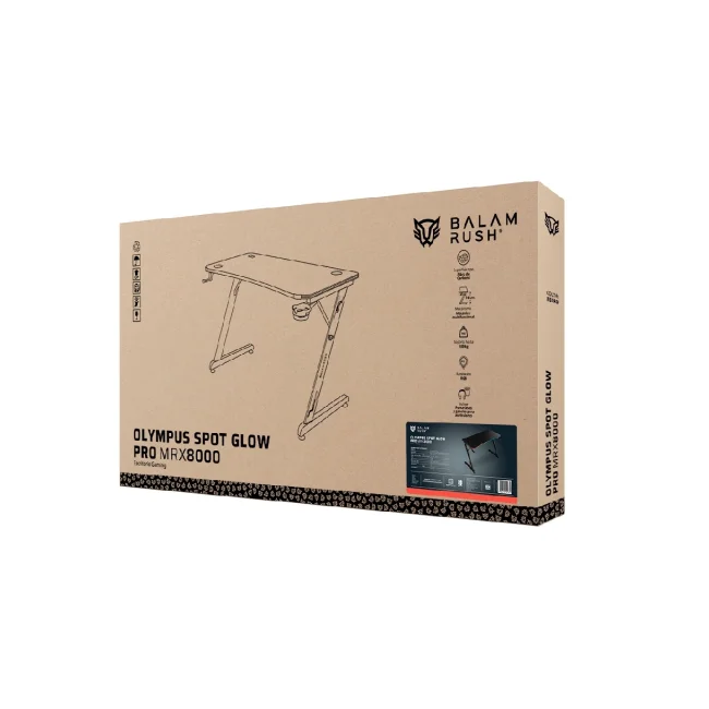ESCRITORIO GAMER BALAM RUSH OLYMPUS SPOT GLOW MRX8000 NEGRO (BR-941372) image 5