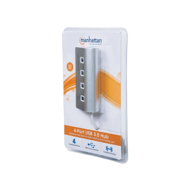 Manhattan Hub USB 3.0 SuperSpeed de 4 Puertos image 9
