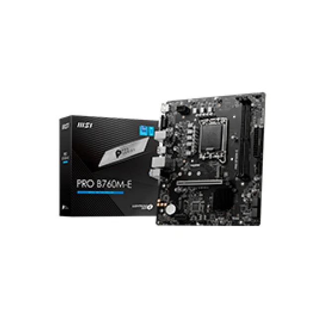 MSI PRO B760M-E placa base Intel B760 LGA 1700 Micro ATX