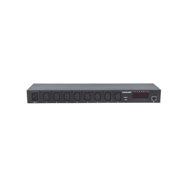 Intellinet Barra multicontactos de 8 salidas para montaje en rack de 19" image 10