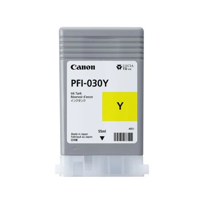 TINTA CANON PFI-030Y 3492C001AA AMARILLO IMAGEPROGRAF TA-20/TA-30 (55 ML) image 2