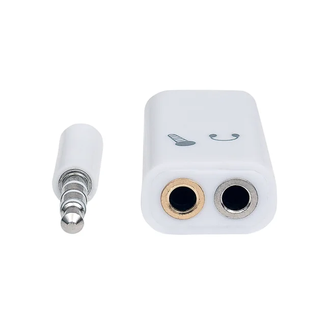 Manhattan Adaptador Audio Estéreo 3.5 mm 2 a1 para Micrófono Y Audífonos image 8