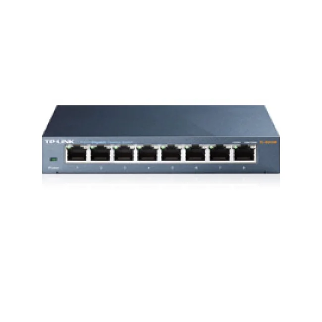 TP-Link TL-SG108 dispositivo de redes No administrado L2 Gigabit Ethernet (10/100/1000) Negro image 4
