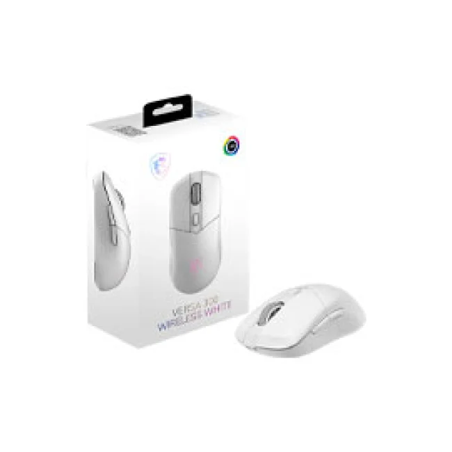 MOUSE MSI OPTICO INALAMBRICO  VERSA 300 W WHITE  /USB 2.0 / BLUETOOTH 5.3 /RGB/GAMER