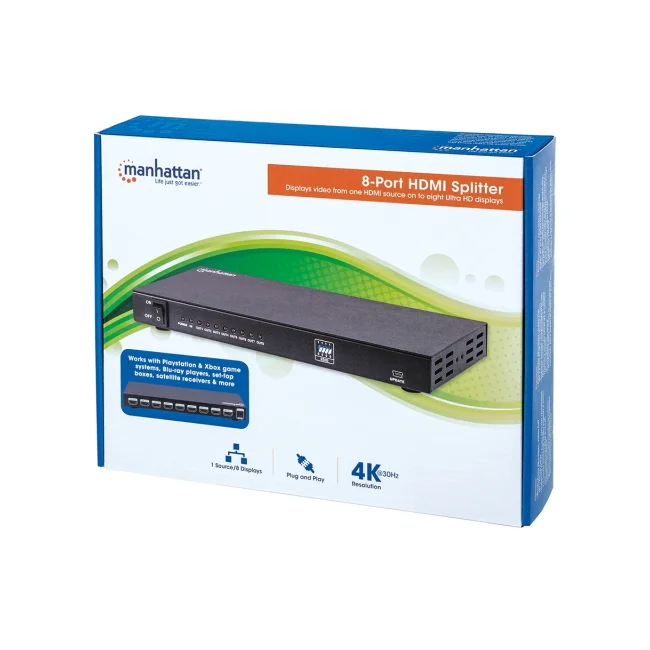 Manhattan Splitter HDMI 4K de 8 puertos image 8