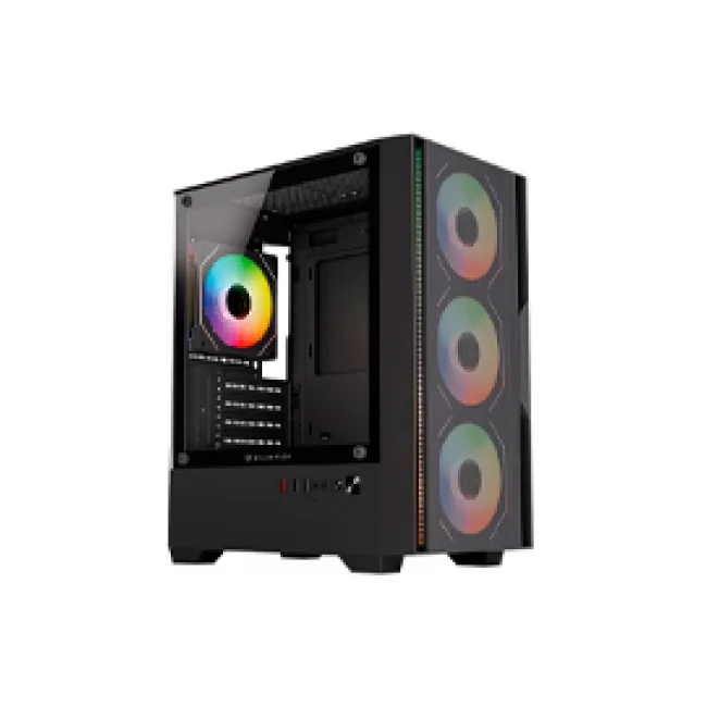 Gabinete Gamer Mini Torre NITROX EDGE PRO AIRCOOL 4900C image 2