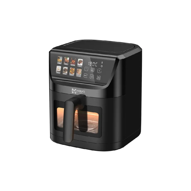 FREIDORA DE AIRE DIGITAL A COLOR CON VENTANA / MIRATI HOME CON CAPACIDAD DE 5 LITROS 1000W, 8 MODOS PREESTABLECIDOS, TEMPERATURA DE 60C-200C image 2