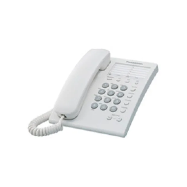 Panasonic KX-TS550MEW teléfono Teléfono analógico Identificador de llamadas Blanco image 3