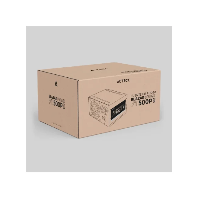 Acteck AC-938143 unidad de fuente de alimentación 500 W 20+4 pin ATX ATX Negro image 9