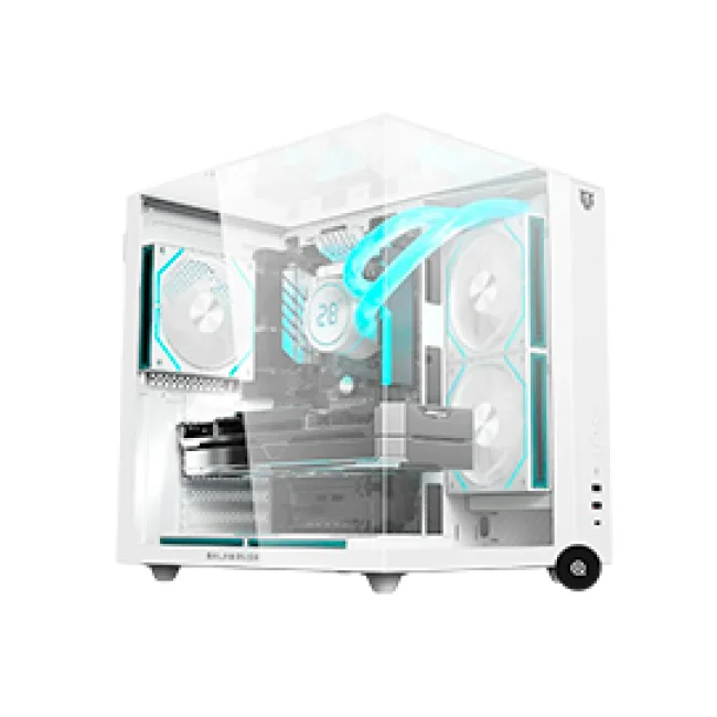 GABINETE BALAM RUSH GAMER MEDIATORRE MAJESTIC 6600  ATX M-ATX ITX BLANCO BR-941532