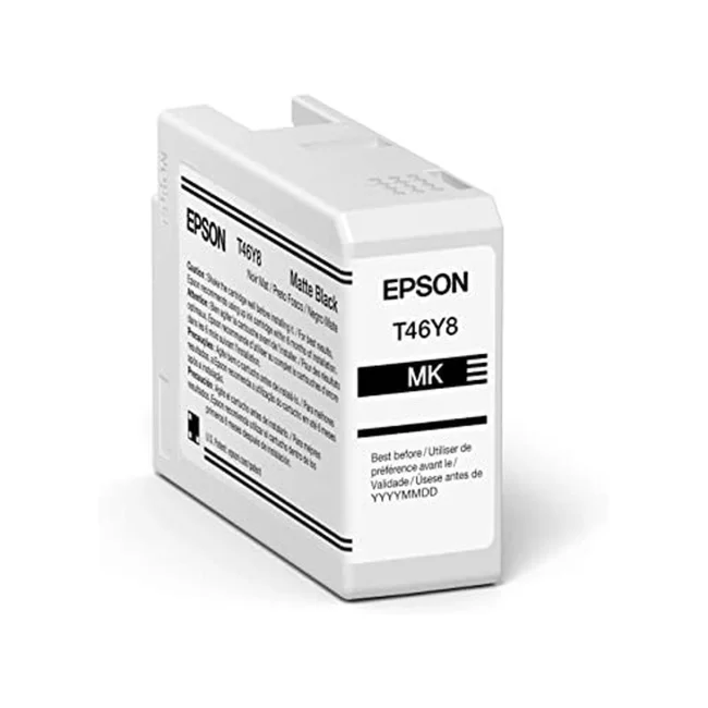 CARTUCHO EPSON MODELO T46Y NEGRO MATE, PARA PLOTTER P900 (50 ML) image 2